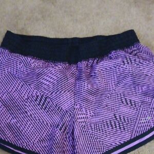 Champion Purple and Black Athletic Shorts Lightweight Design